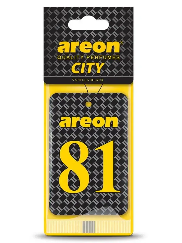 Areon City Vanilla Black 81 Oto Araç Kokusu