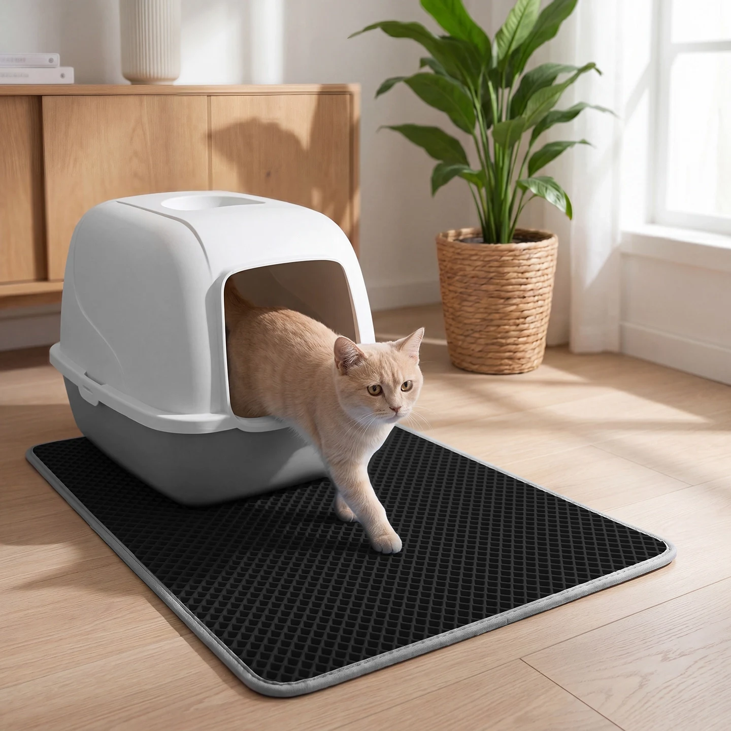 EVA Kedi Tuvalet Paspası - Siyah