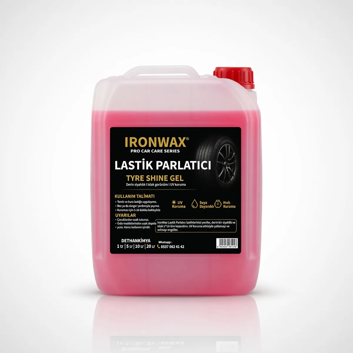 Iron Wax Lastik Parlatıcı 5 Litre